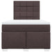 Pat box spring cu saltea, maro închis, 120x200 cm, textil - WALTI WALTI