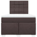 Pat box spring cu saltea, maro închis, 120x200 cm, textil - WALTI WALTI