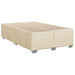 Pat box spring cu saltea, crem, 120x200 cm, textil - WALTI WALTI
