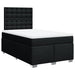Pat box spring cu saltea, negru, 120x200 cm, textil - WALTI WALTI