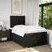 Pat box spring cu saltea, negru, 120x200 cm, textil - WALTI WALTI