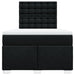 Pat box spring cu saltea, negru, 120x200 cm, textil - WALTI WALTI