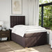 Pat box spring cu saltea, maro închis, 120x200 cm, textil - WALTI WALTI