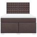 Pat box spring cu saltea, maro închis, 140x200 cm, textil - WALTI WALTI