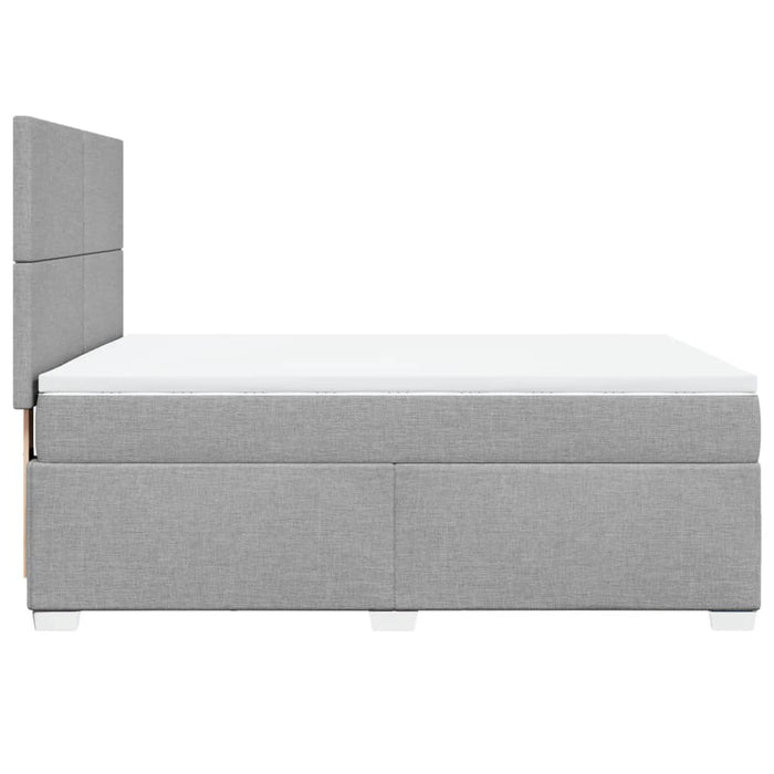 Pat continental, gri deschis, 140x200 cm, material textil - WALTI WALTI