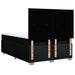 Pat box spring cu saltea, negru, 140x200 cm, textil - WALTI WALTI