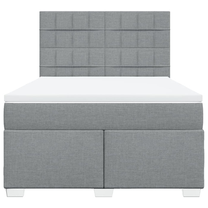 Pat continental, gri deschis, 140x200 cm, material textil - WALTI WALTI