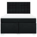 Pat box spring cu saltea, negru, 140x200 cm, textil - WALTI WALTI