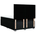 Pat box spring cu saltea, negru, 140x200 cm, textil - WALTI WALTI