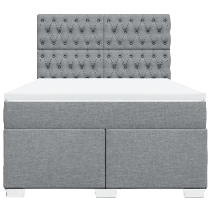 Pat continental, gri deschis, 140x200 cm, material textil - WALTI WALTI