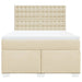 Pat continental cu saltea, crem, 140x200 cm, material textil - WALTI WALTI