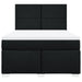Pat box spring cu saltea, negru, 160x200 cm, textil - WALTI WALTI