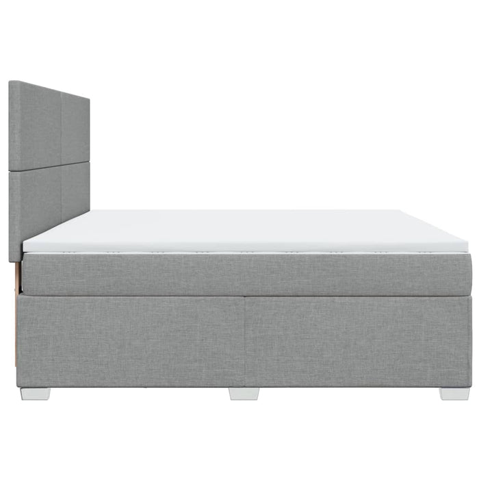 Pat continental, gri deschis, 180x200 cm, material textil - WALTI WALTI