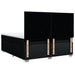 Pat box spring cu saltea, negru, 180x200 cm, catifea - WALTI WALTI