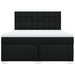 Pat box spring cu saltea, negru, 180x200 cm, catifea - WALTI WALTI