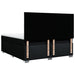 Pat box spring cu saltea, negru, 180x200 cm, catifea - WALTI WALTI