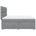 Pat continental, gri deschis, 180x200 cm, material textil - WALTI WALTI