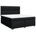 Pat box spring cu saltea, negru, 180x200 cm, catifea - WALTI WALTI