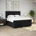 Pat box spring cu saltea, negru, 180x200 cm, catifea - WALTI WALTI