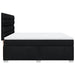 Pat box spring cu saltea, negru, 180x200 cm, catifea - WALTI WALTI