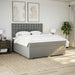 Pat continental, gri deschis, 180x200 cm, material textil - WALTI WALTI