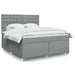 Pat continental, gri deschis, 180x200 cm, material textil - WALTI WALTI