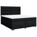 Pat box spring cu saltea, negru, 180x200 cm, catifea - WALTI WALTI