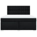 Pat box spring cu saltea, negru, 180x200 cm, catifea - WALTI WALTI