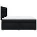 Pat box spring cu saltea, negru, 180x200 cm, catifea - WALTI WALTI