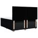Pat box spring cu saltea, negru, 180x200 cm, catifea - WALTI WALTI