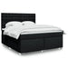 Pat box spring cu saltea, negru, 180x200 cm, catifea - WALTI WALTI