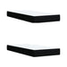 Pat box spring cu saltea, negru, 200x200 cm, textil - WALTI WALTI
