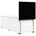 Pat box spring cu saltea, alb, 80x200 cm, piele ecologică - WALTI WALTI