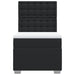 Pat box spring cu saltea, negru, 90x200 cm, piele ecologică - WALTI WALTI