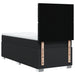 Pat box spring cu saltea, negru, 90x200 cm, piele ecologică - WALTI WALTI