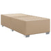 Pat box spring cu saltea, cappuccino, 90x200 cm piele ecologică - WALTI WALTI