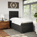 Pat box spring cu saltea, negru, 100x200 cm, piele ecologică - WALTI WALTI
