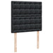 Pat box spring cu saltea, negru, 100x200 cm, piele ecologică - WALTI WALTI