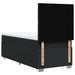 Pat box spring cu saltea, negru, 100x200 cm, piele ecologică - WALTI WALTI