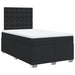 Pat box spring cu saltea, negru, 120x190 cm, piele ecologică - WALTI WALTI