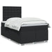 Pat box spring cu saltea, negru, 120x190 cm, piele ecologică - WALTI WALTI