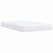 Pat box spring cu saltea, alb, 120x190 cm, piele ecologică - WALTI WALTI