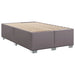 Pat box spring cu saltea, gri, 120x200 cm, piele ecologică - WALTI WALTI