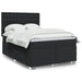 Pat box spring cu saltea, negru, 140x190 cm, piele ecologică - WALTI WALTI