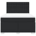 Pat box spring cu saltea, negru, 140x200 cm, piele ecologică - WALTI WALTI