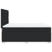 Pat box spring cu saltea, negru, 140x200 cm, piele ecologică - WALTI WALTI