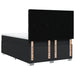 Pat box spring cu saltea, negru, 140x200 cm, piele ecologică - WALTI WALTI