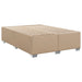 Pat box spring cu saltea, cappuccino, 160x200cm piele ecologică - WALTI WALTI