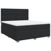 Pat box spring cu saltea, negru, 180x200 cm, piele ecologică - WALTI WALTI