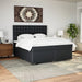 Pat box spring cu saltea, negru, 180x200 cm, piele ecologică - WALTI WALTI
